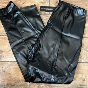 I saw it first | Faux Leather Pants